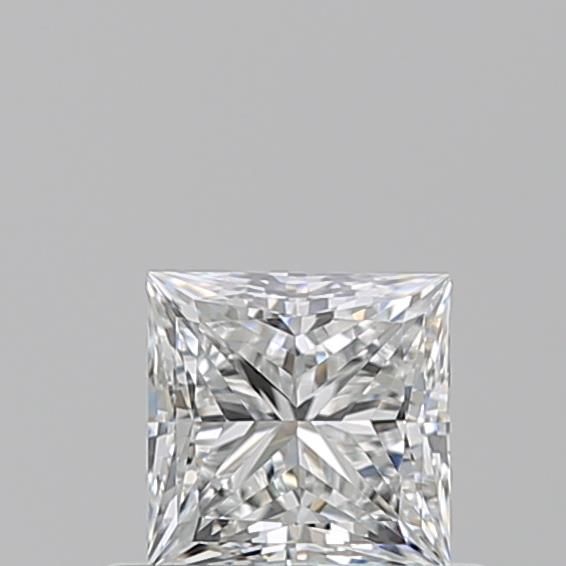 0.6ct Princess F VVS1 Natural Diamond