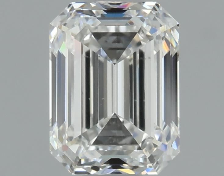 0.7ct Emerald F VS2 Natural Diamond