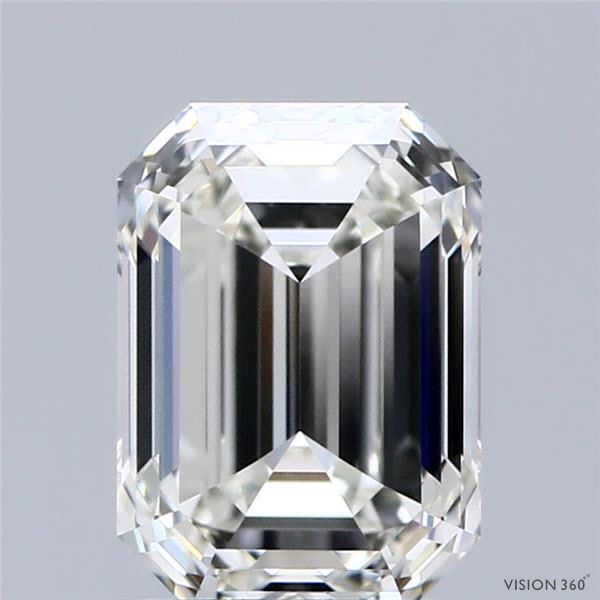 1.7ct Emerald K VVS1 Natural Diamond