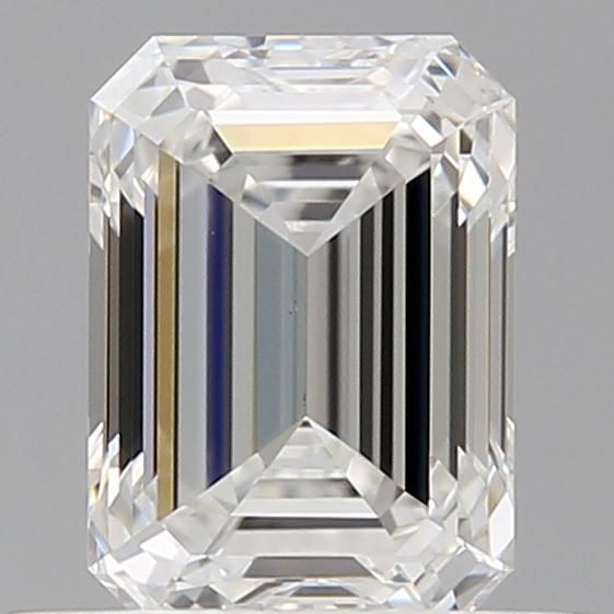 0.64ct Emerald F VS1 Natural Diamond