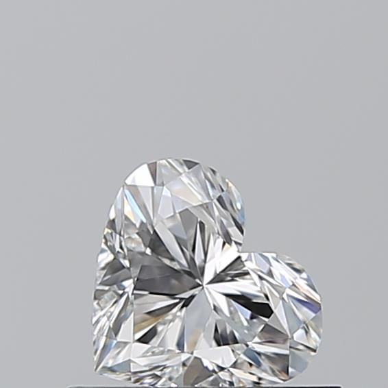 0.51ct Heart F VVS1 Natural Diamond