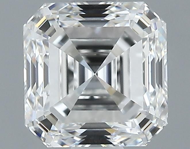 1ct Asscher F IF Natural Diamond