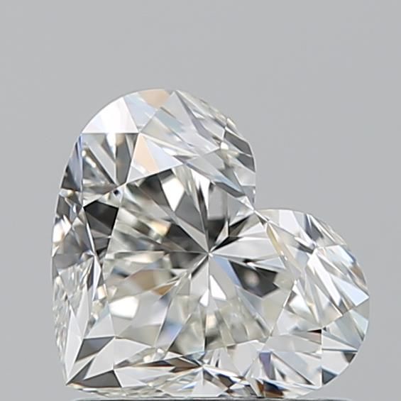 1.1ct Heart J VVS1 Natural Diamond