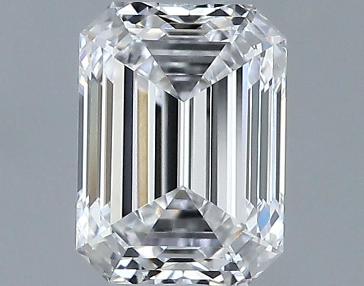 0.7ct Emerald D VVS1 Natural Diamond