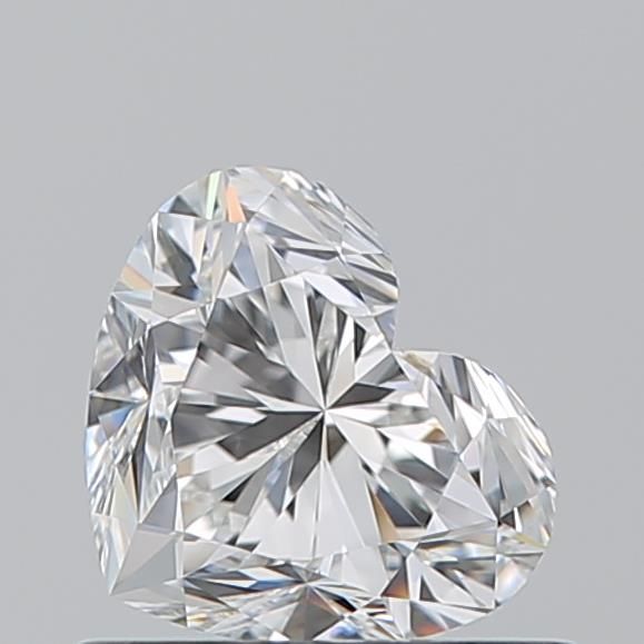0.73ct Heart F VVS1 Natural Diamond