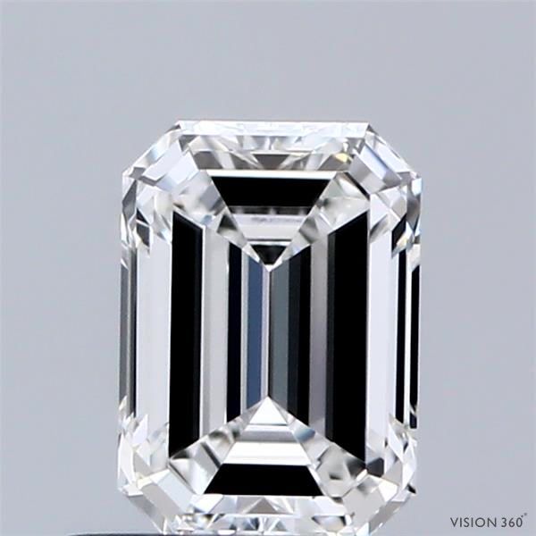 0.71ct Emerald G IF Natural Diamond
