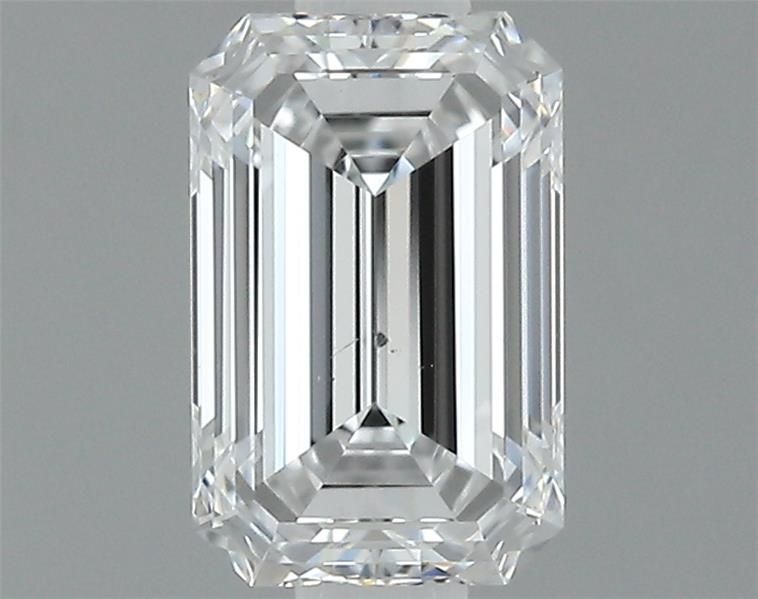 0.72ct Emerald D SI1 Natural Diamond