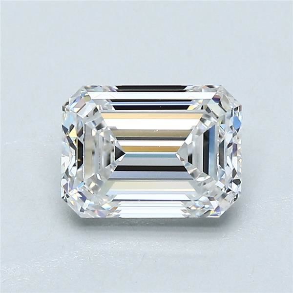 1.7ct Emerald E VVS1 Natural Diamond