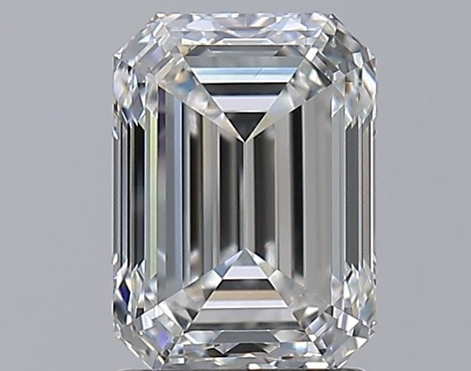 1.71ct Emerald F VVS1 Natural Diamond