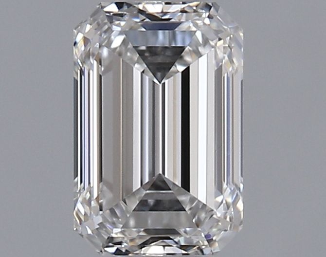 0.8ct Emerald F IF Natural Diamond