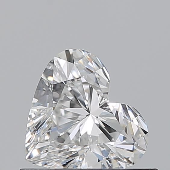 0.56ct Heart F VVS1 Natural Diamond