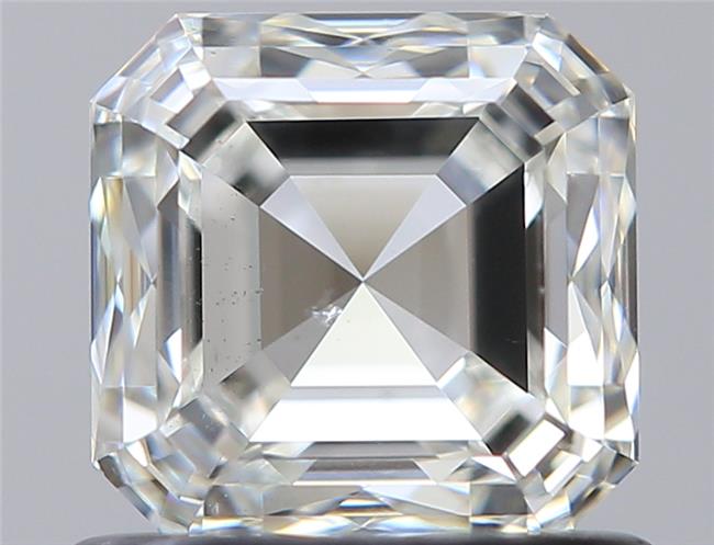 0.93ct Asscher J SI1 Natural Diamond