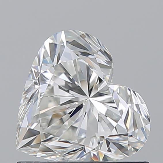 0.91ct Heart H VVS2 Natural Diamond