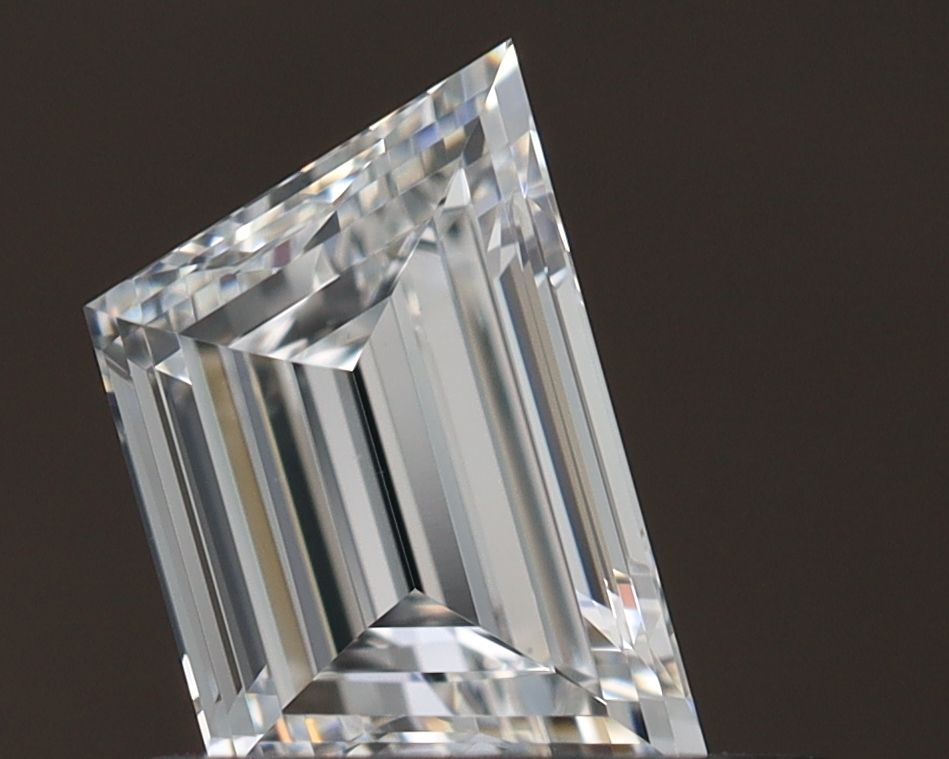 0.51ct Trapezoid F VS2 Natural Diamond
