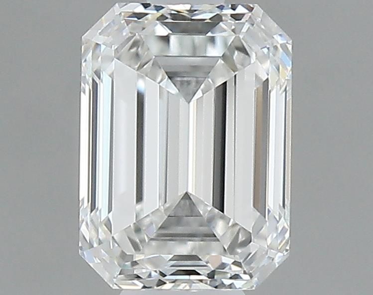 0.7ct Emerald F IF Natural Diamond