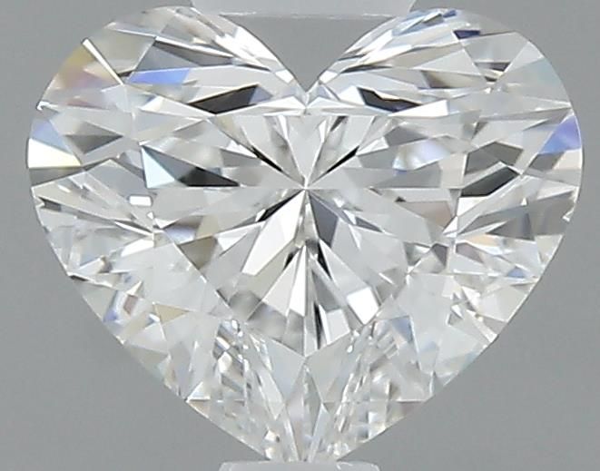 0.7ct Heart F IF Natural Diamond