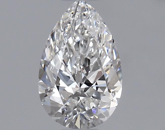 0.63ct Pear F IF Natural Diamond