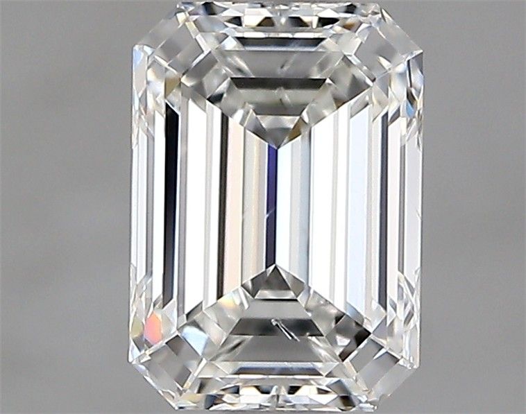 1.01ct Emerald F SI2 Natural Diamond