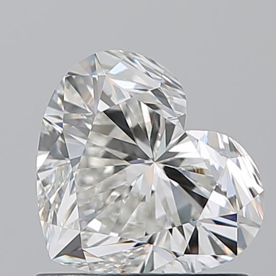 0.93ct Heart H VVS2 Natural Diamond
