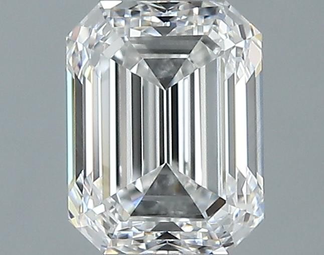 0.81ct Emerald F IF Natural Diamond