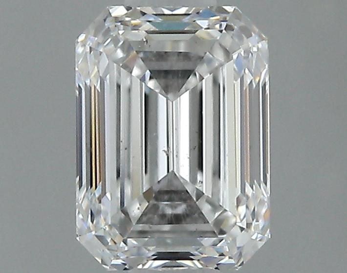 0.7ct Emerald E SI1 Natural Diamond
