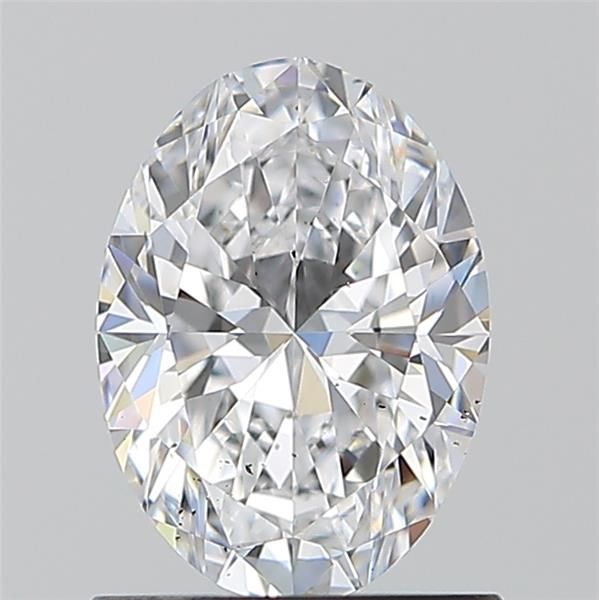 1ct Oval D SI1 Natural Diamond