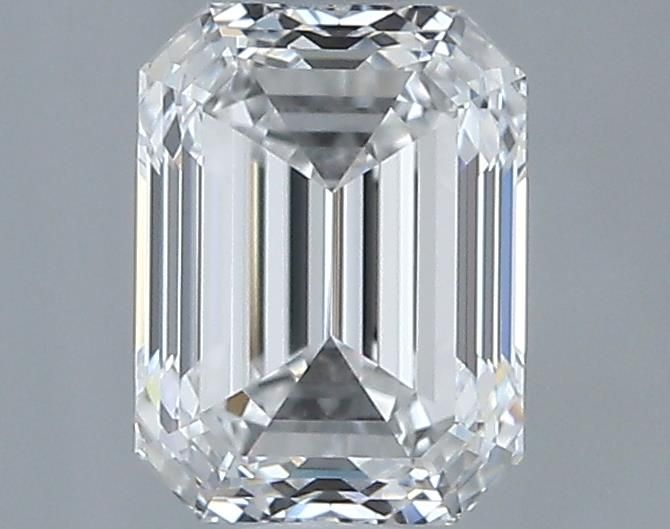 1ct Emerald D VVS1 Natural Diamond