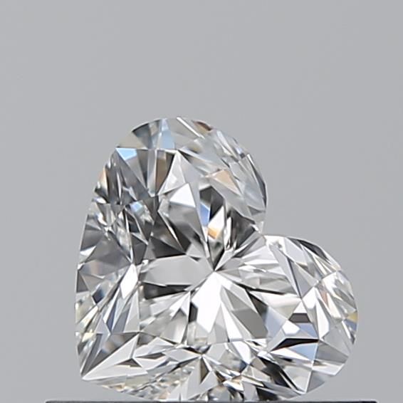 0.53ct Heart F IF Natural Diamond