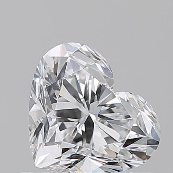 0.74ct Heart D SI1 Natural Diamond