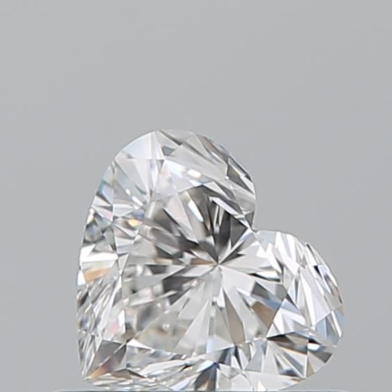 0.51ct Heart F IF Natural Diamond