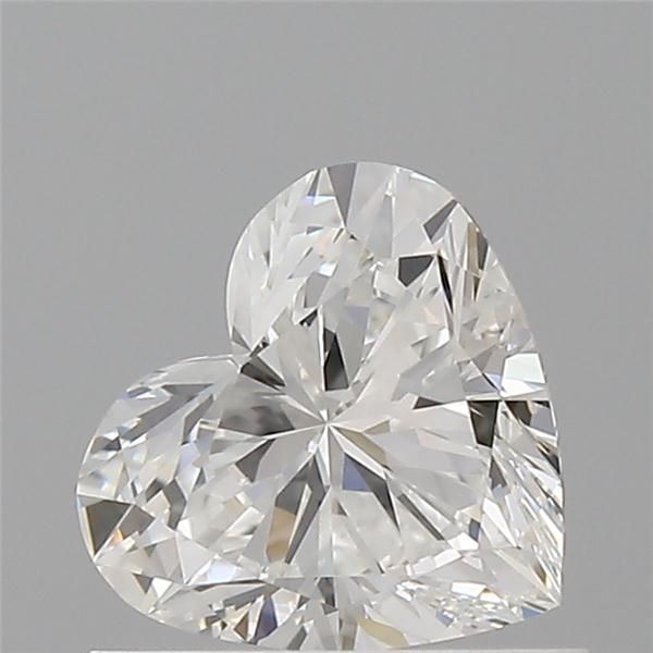 0.7ct Heart F VVS1 Natural Diamond