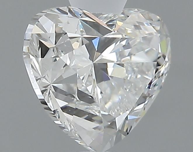 0.9ct Heart F VVS1 Natural Diamond