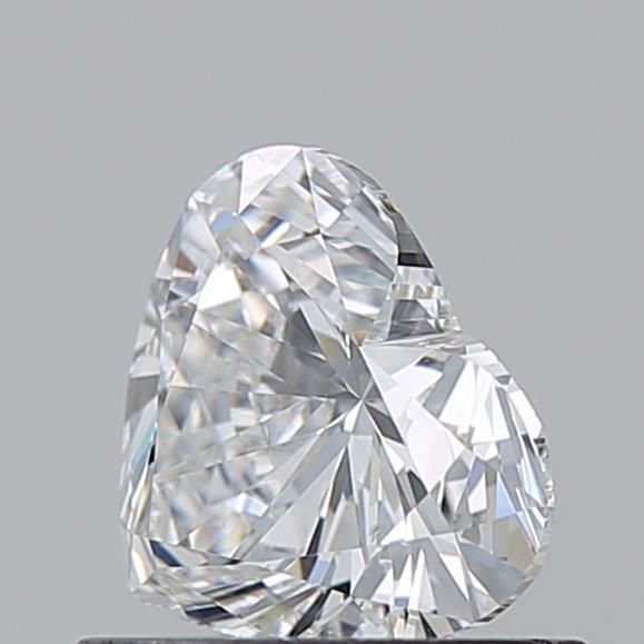 0.73ct Heart F VS2 Natural Diamond