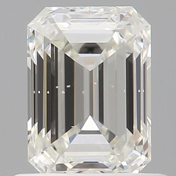 0.75ct Emerald H SI2 Natural Diamond