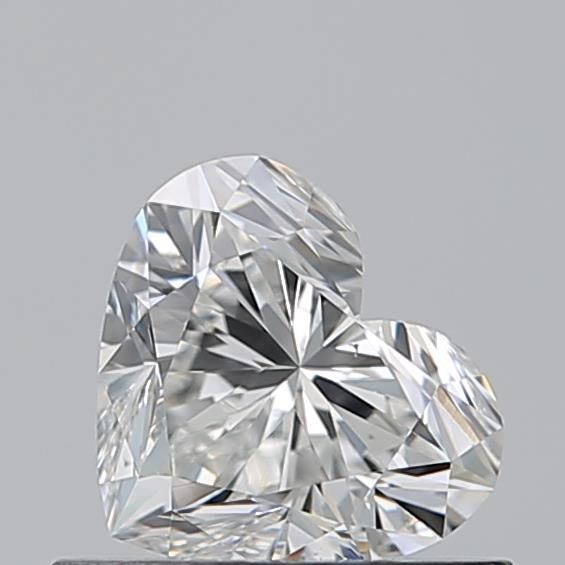 0.6ct Heart F VS2 Natural Diamond