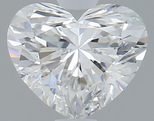0.74ct Heart F SI1 Natural Diamond