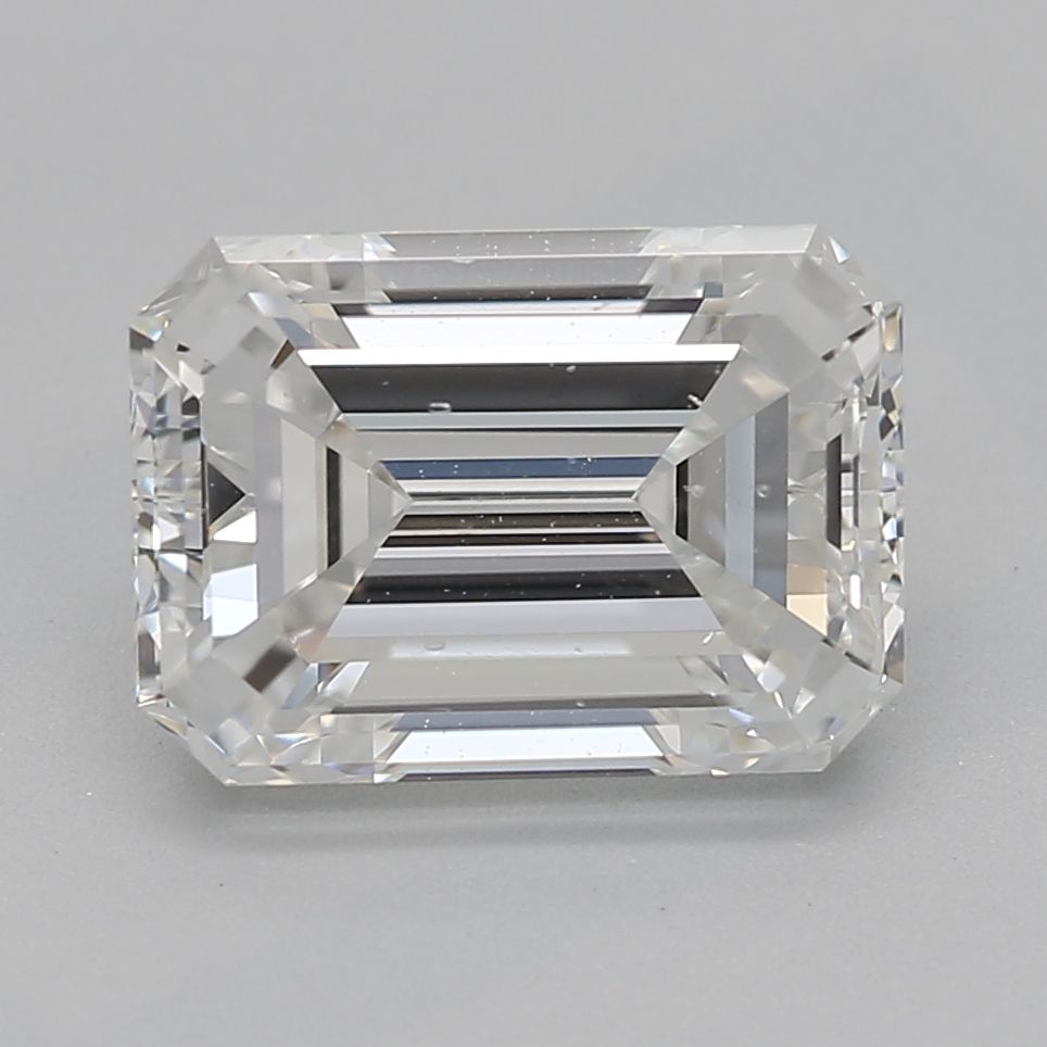 1.7ct Emerald F VS2 Natural Diamond