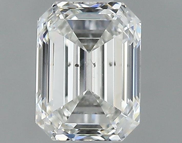 0.8ct Emerald H SI1 Natural Diamond