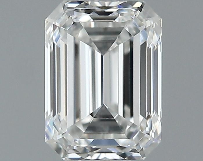 0.73ct Emerald F IF Natural Diamond