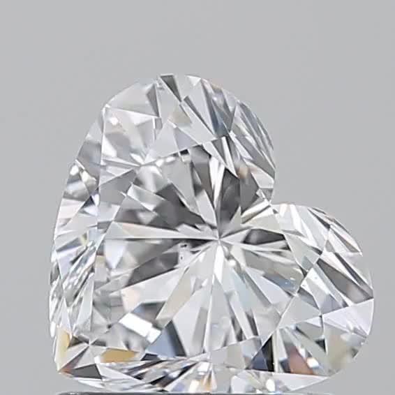 1.01ct Heart D SI1 Natural Diamond