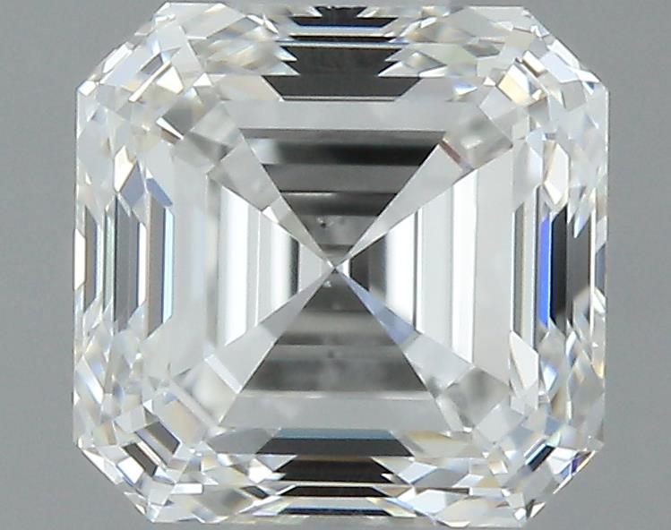 0.7ct Asscher F VS2 Natural Diamond