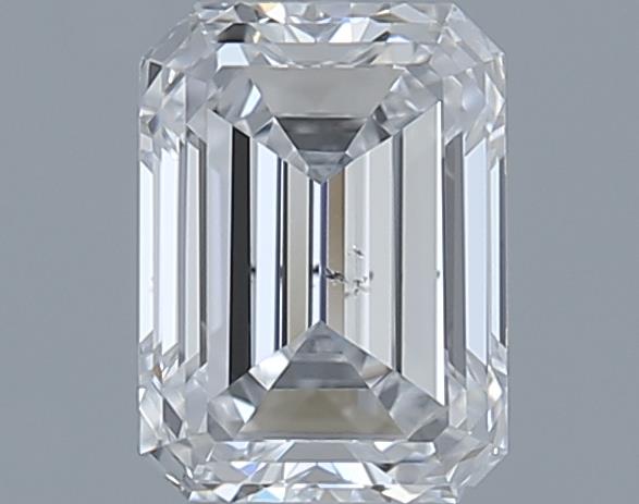 0.7ct Emerald D SI1 Natural Diamond