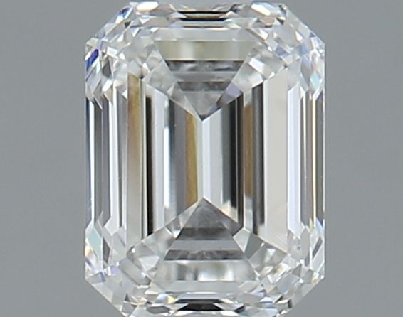 0.61ct Emerald F VS2 Natural Diamond