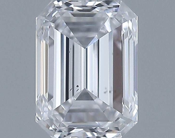 0.7ct Emerald D SI1 Natural Diamond
