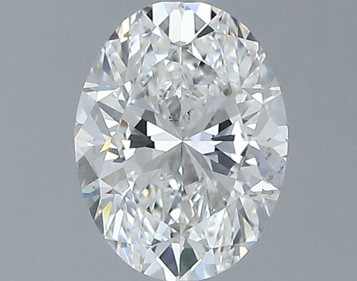 0.91ct Oval F SI1 Natural Diamond