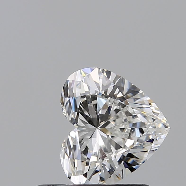 0.7ct Heart F VS2 Natural Diamond