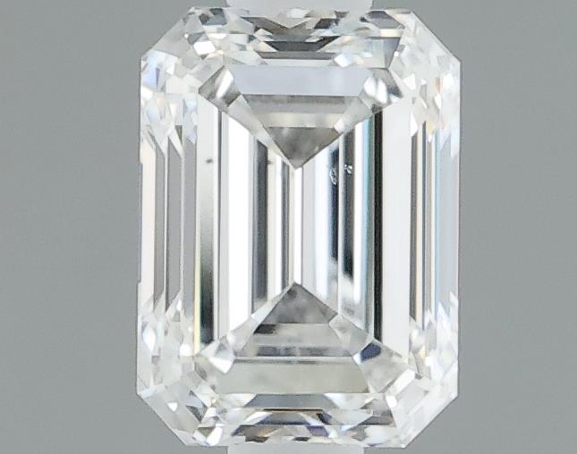 0.71ct Emerald F SI1 Natural Diamond