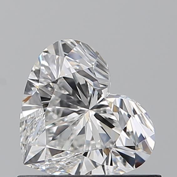 0.7ct Heart E VS2 Natural Diamond