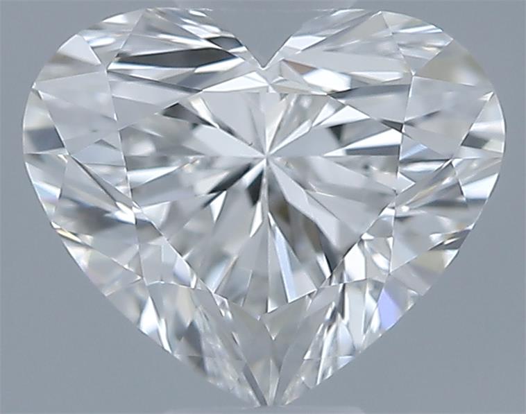 0.9ct Heart F VVS2 Natural Diamond
