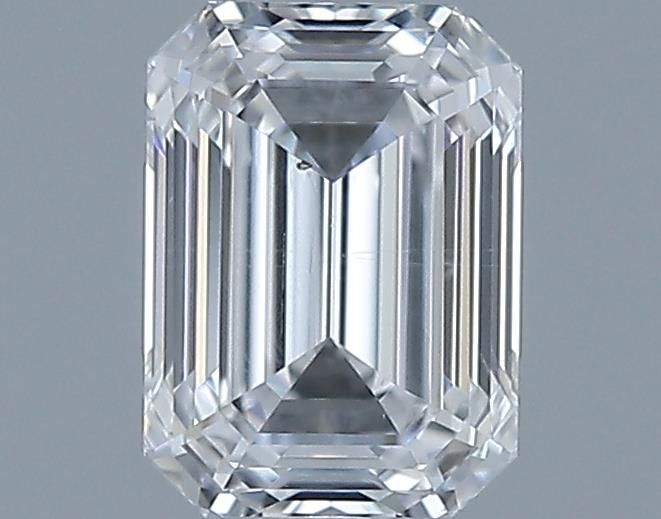 0.86ct Emerald D SI2 Natural Diamond
